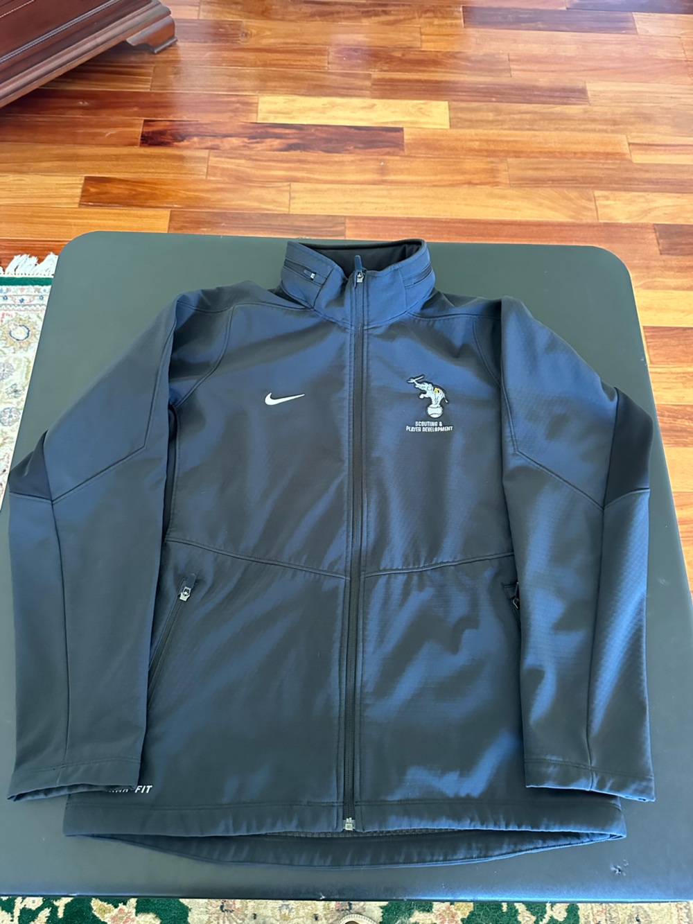 Nike Oakland Athletics MLB Men’s Black Full-Zip Softshell Jacket Size Large